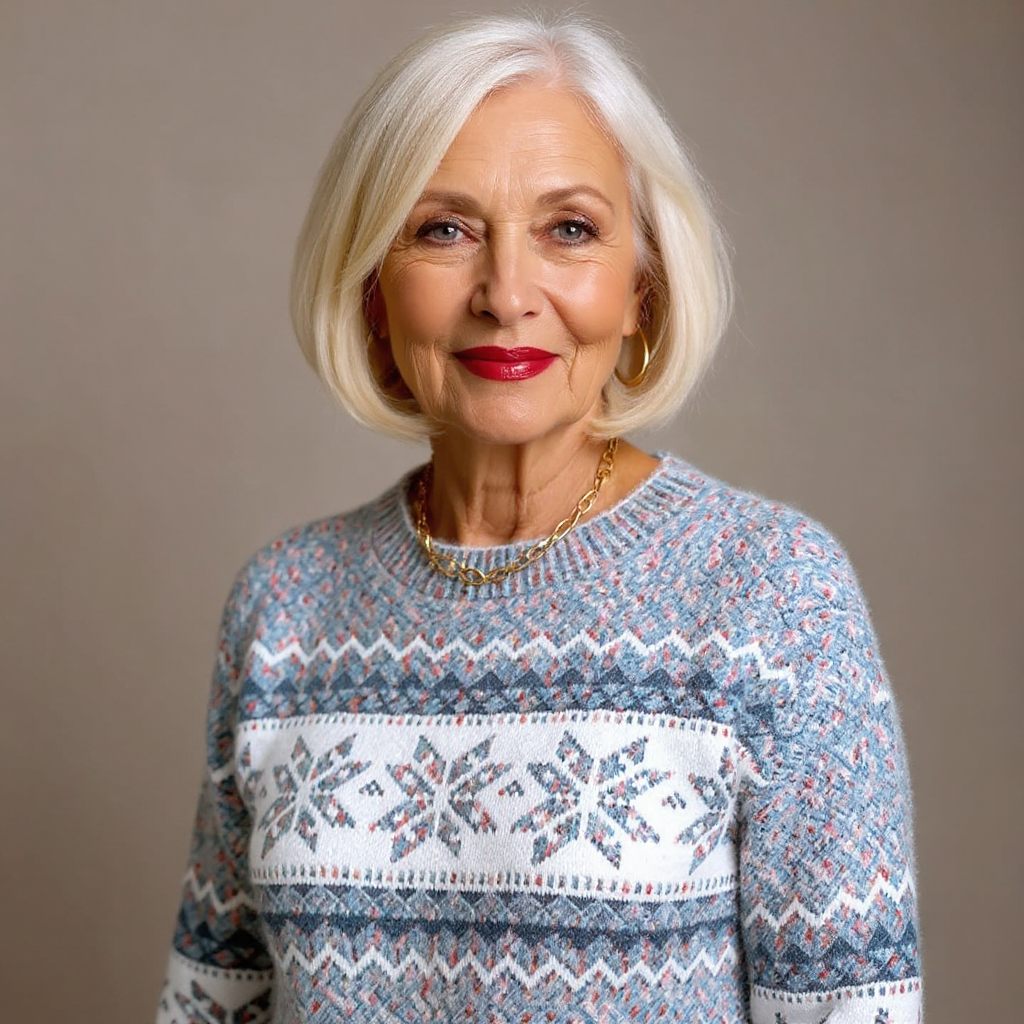 Caroline | Retro Island Sweater