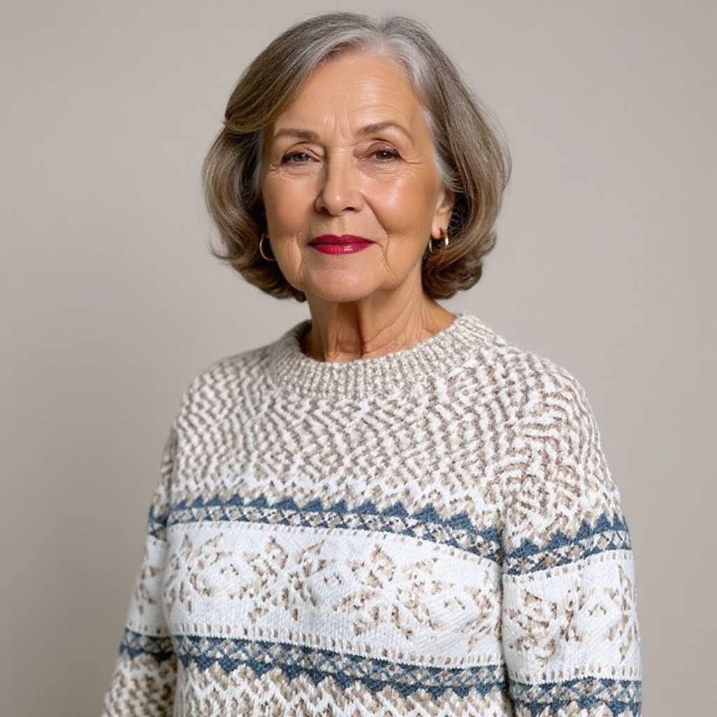 Caroline | Retro Island Sweater