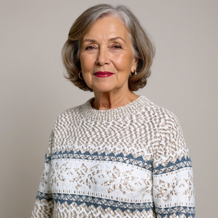 Caroline | Retro Island Sweater