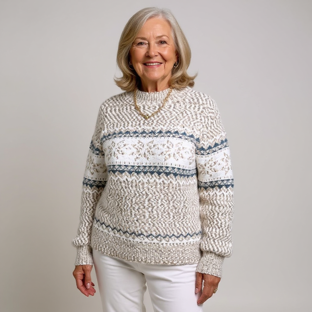 Caroline | Retro Island Sweater