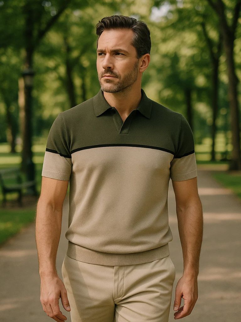 Casper™ Velour Tanné Polo Shirt