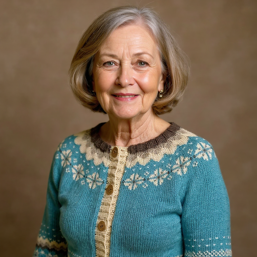 Cassandra | Retro Island Knit Jacket