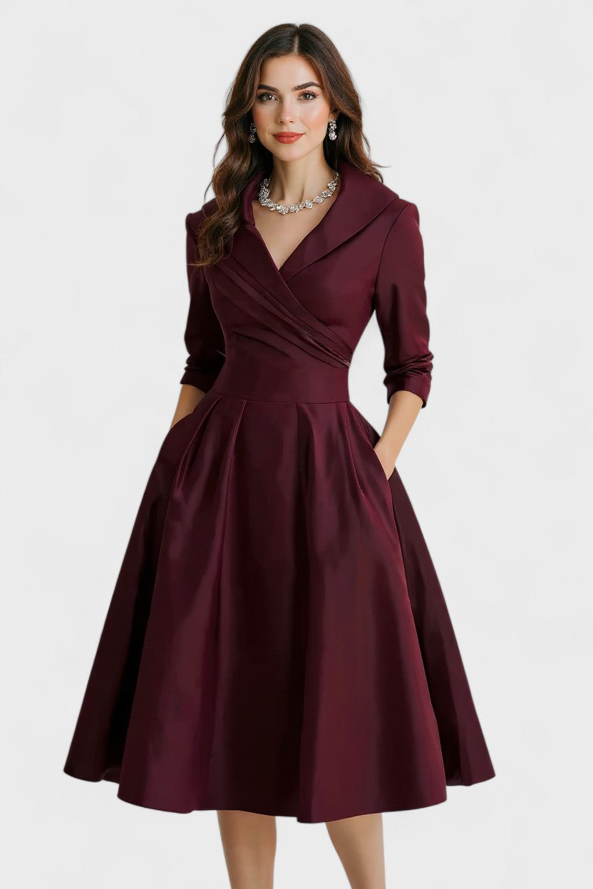 Ceryn | Satin Midi Dress