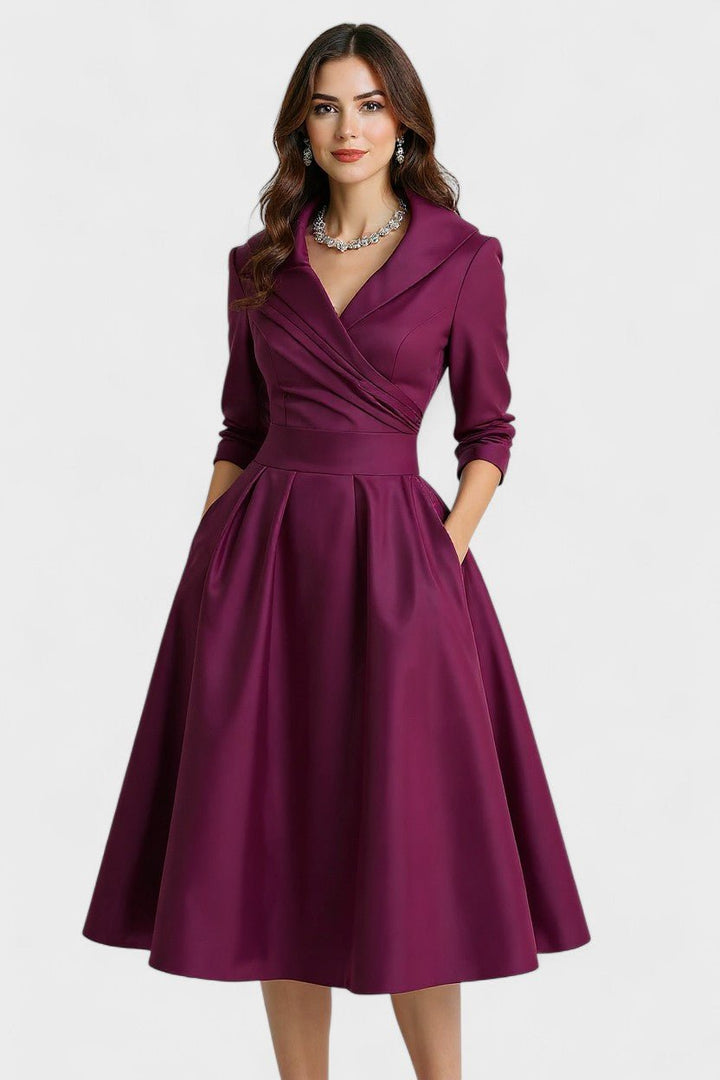 Ceryn | Satin Midi Dress