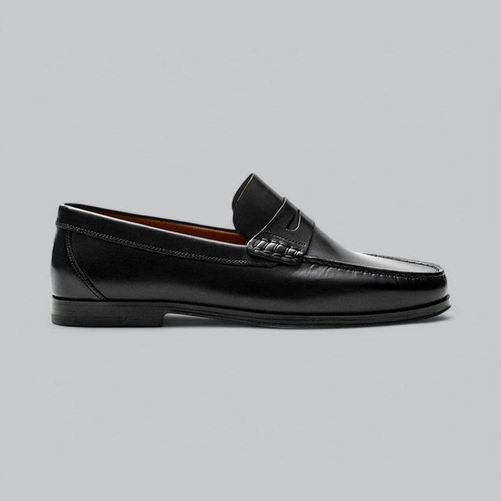 Stylish Leather Penny Loafers