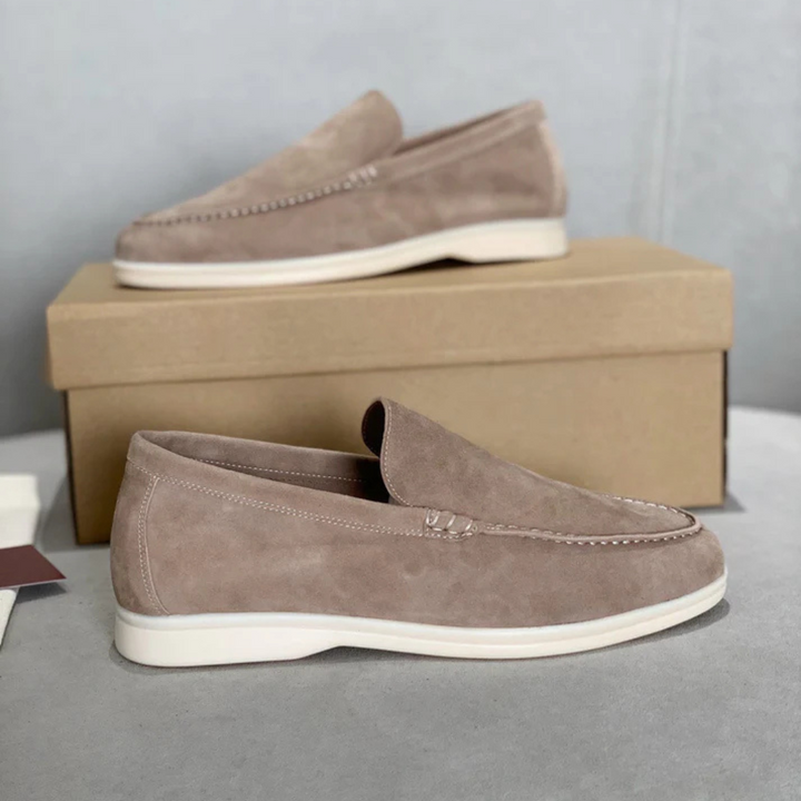 Stilfulde Loafers i Ruskind