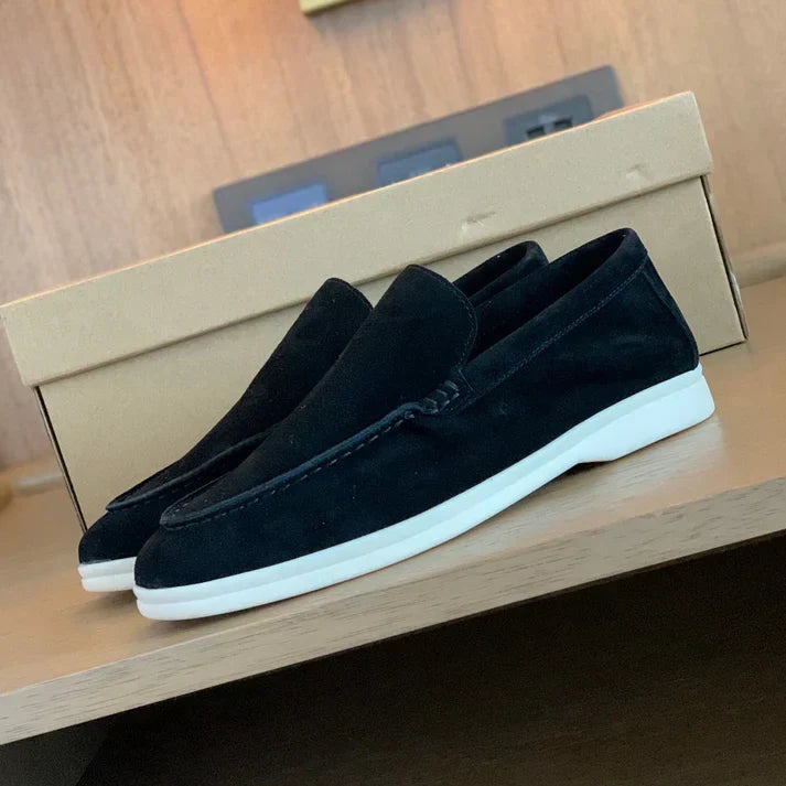 Stilfulde Loafers i Ruskind