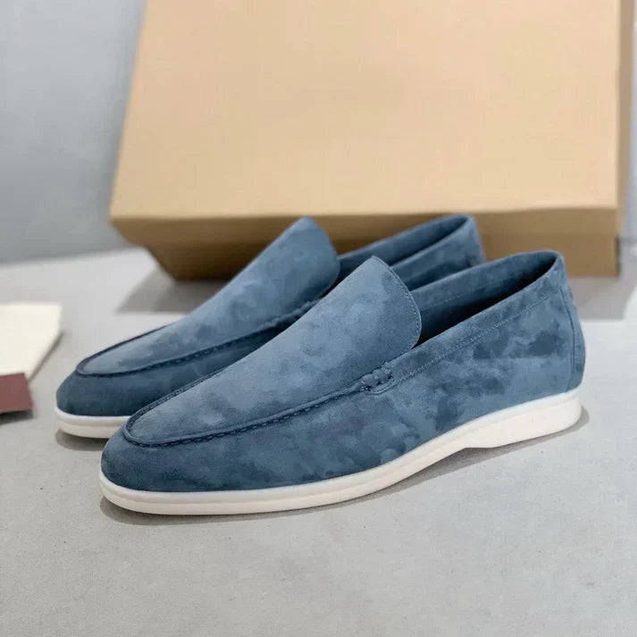 Stilfulde Loafers i Ruskind