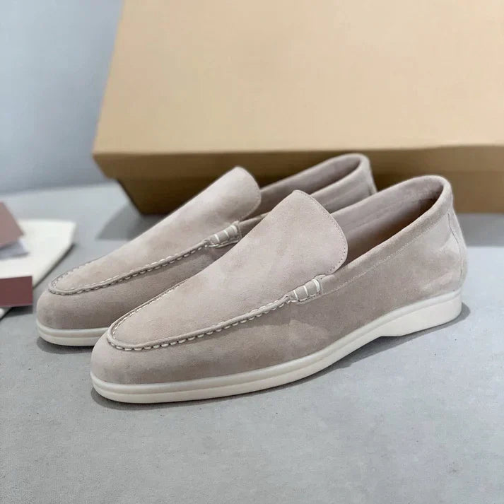 Stilfulde Loafers i Ruskind