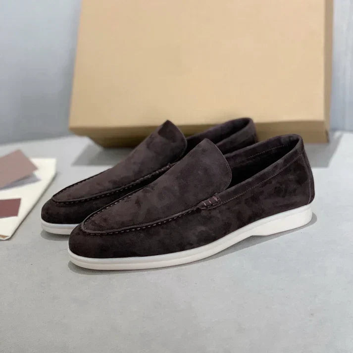 Stilfulde Loafers i Ruskind