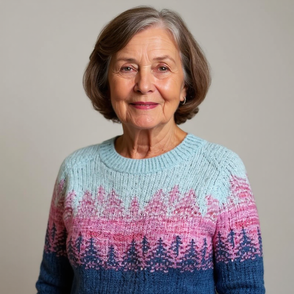 Cynthia | Retro Island Sweater