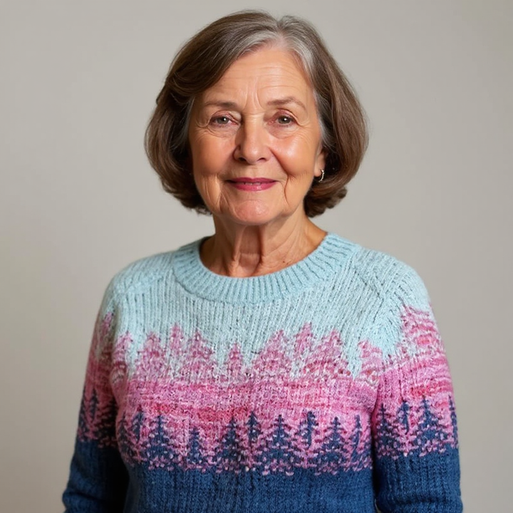 Cynthia | Retro Island Sweater