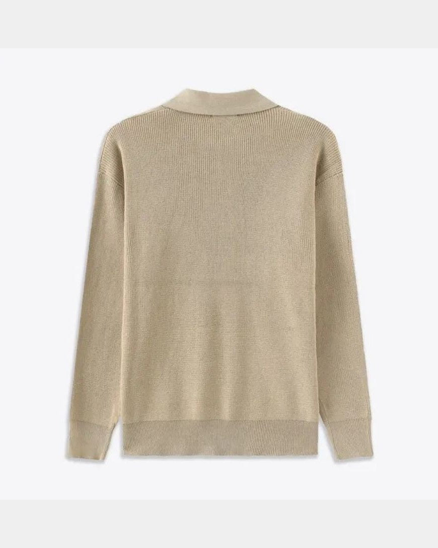 David™ | Zip-Up Polo Sweater