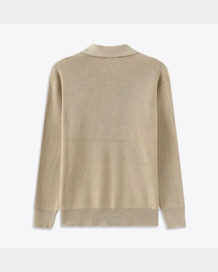 David™ | Zip-Up Polo Sweater