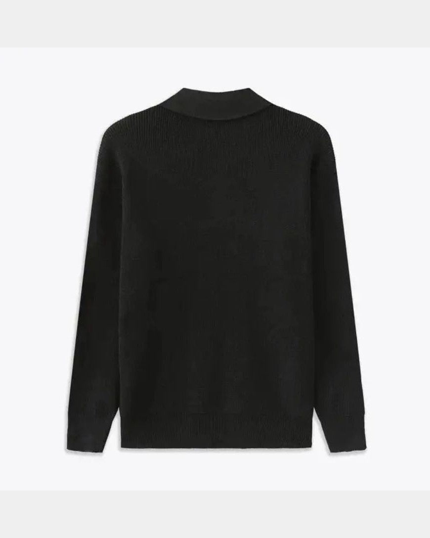 David™ | Zip-Up Polo Sweater