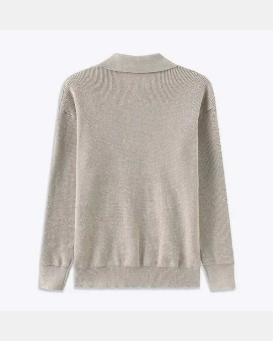 David™ | Zip-Up Polo Sweater