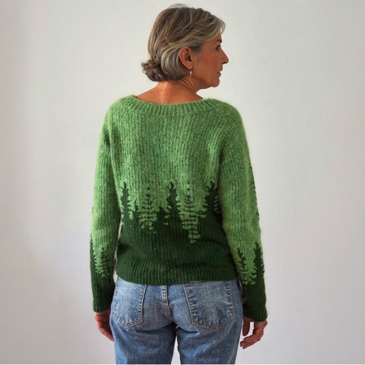 Diana | Retro Island Knit Sweater