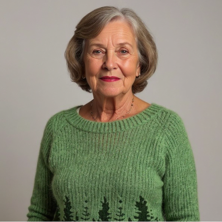 Diana | Retro Island Knit Sweater