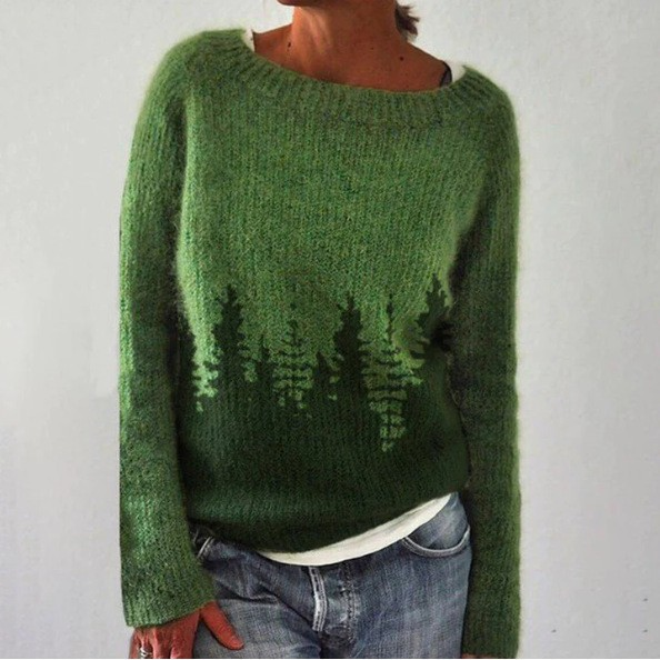 Diana | Retro Island Knit Sweater