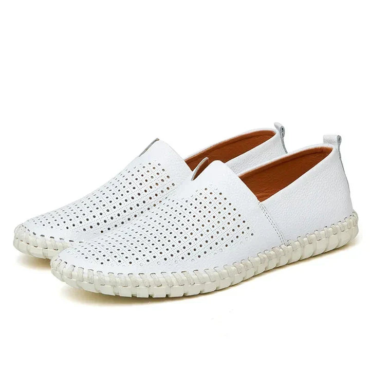 Chic Breathable Leather Loafers