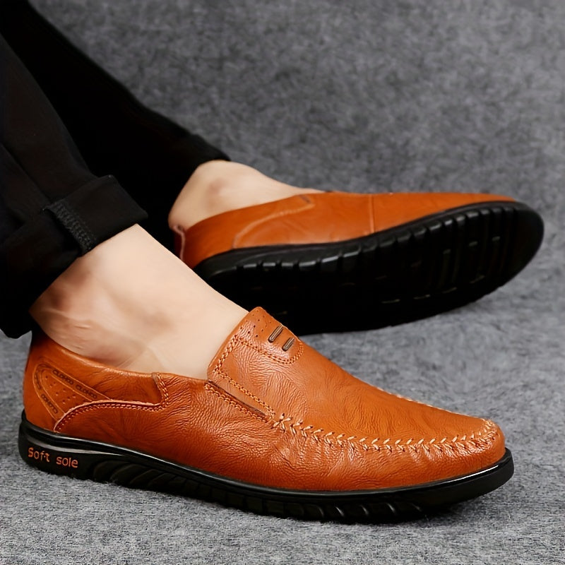 Smarte læderloafers