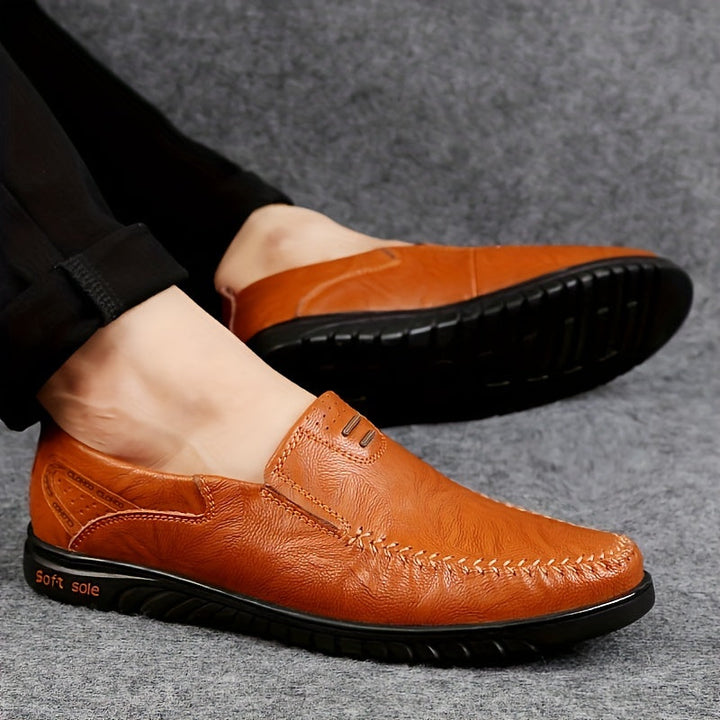 Smarte læderloafers