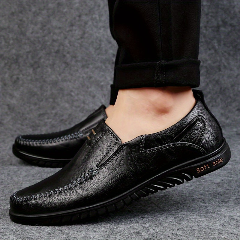 Smarte læderloafers