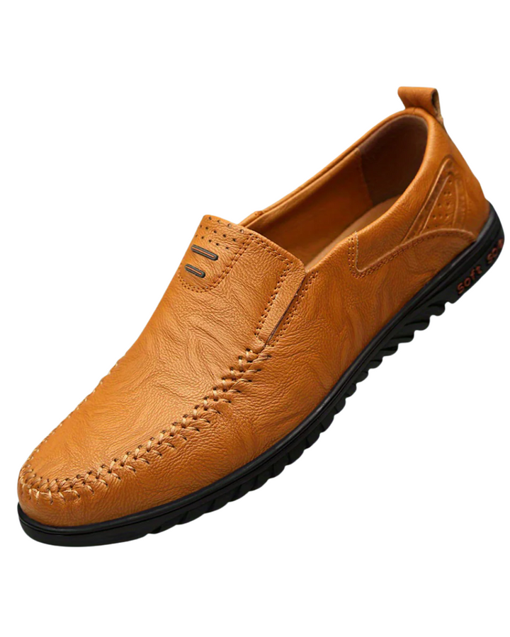 Smarte læderloafers