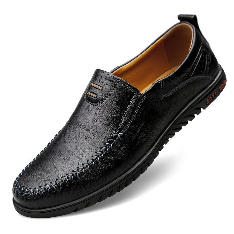 Smarte læderloafers