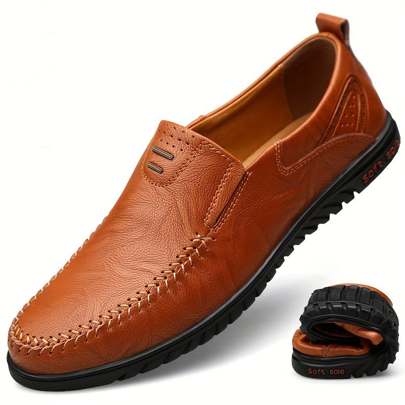Smarte læderloafers
