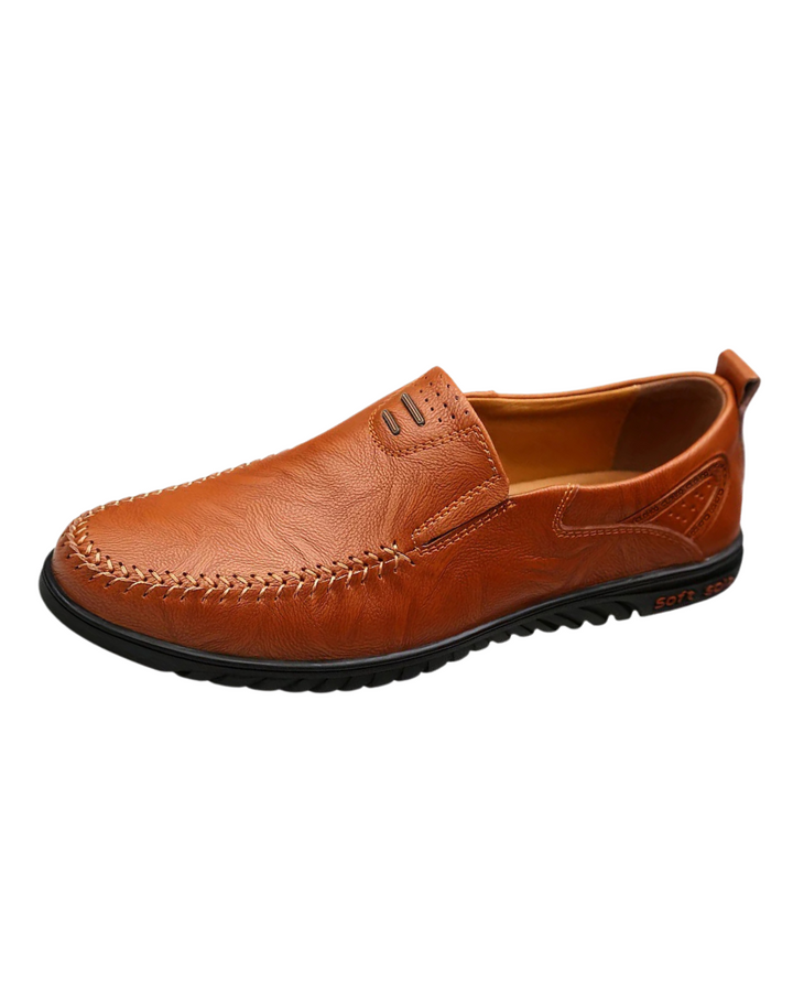 Smarte læderloafers