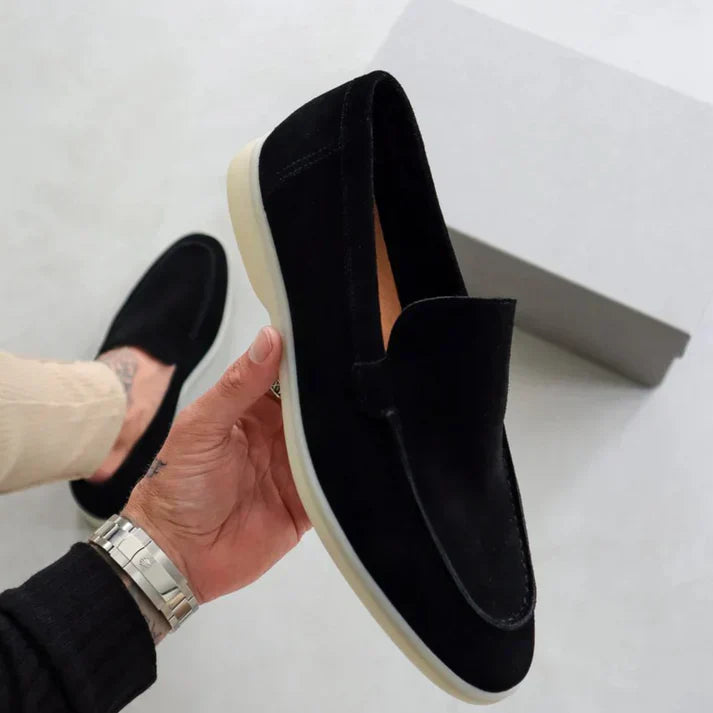 Smarte Loafers i Ruskind