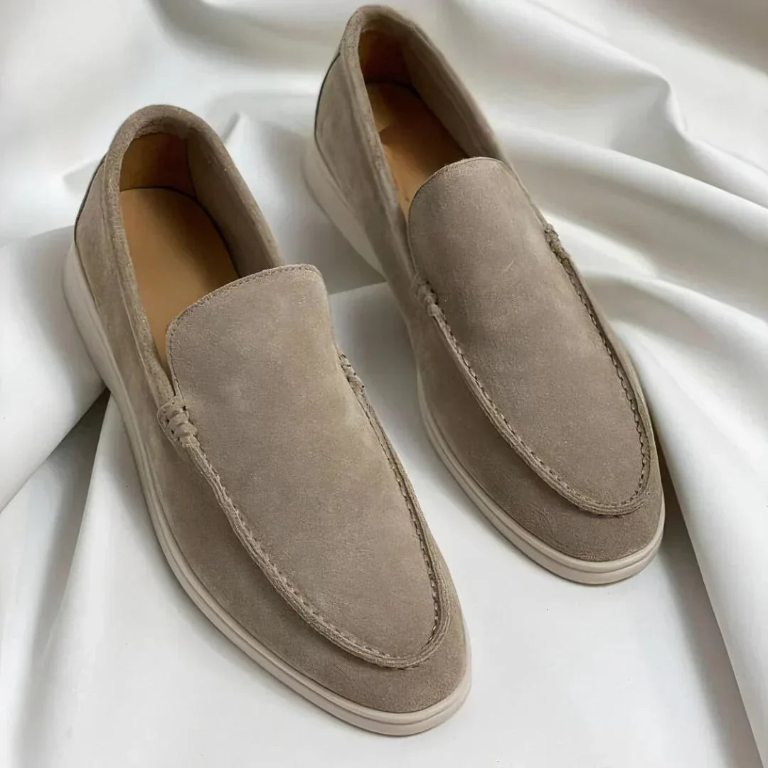 Smarte Loafers i Ruskind