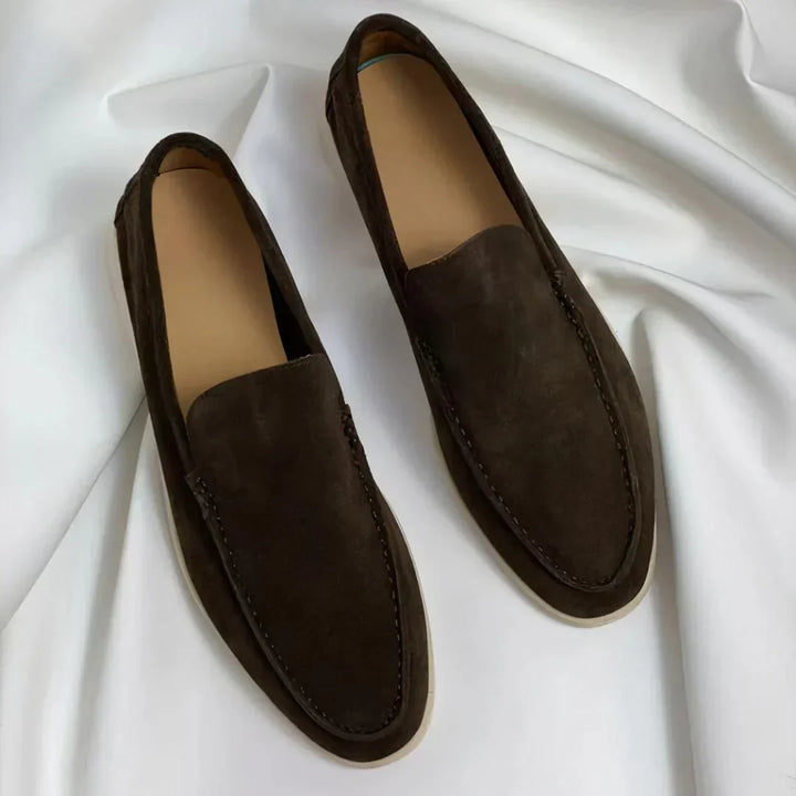 Smarte Loafers i Ruskind