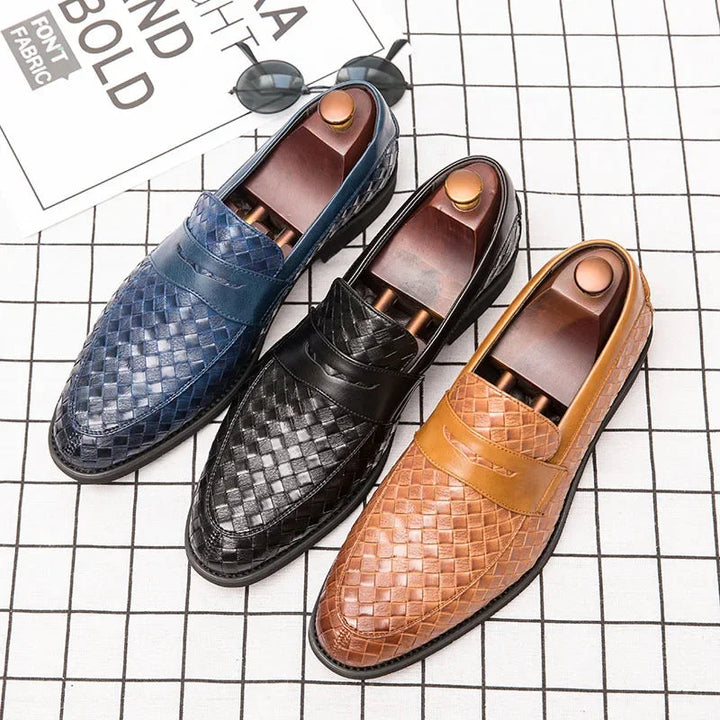 Chic Woven Loafers