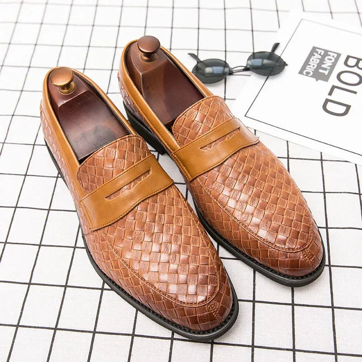 Chic Woven Loafers