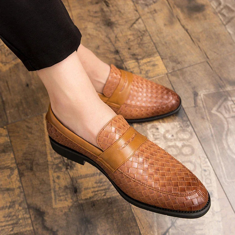 Chic Woven Loafers