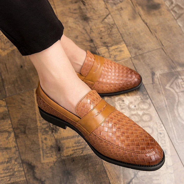 Chic Woven Loafers