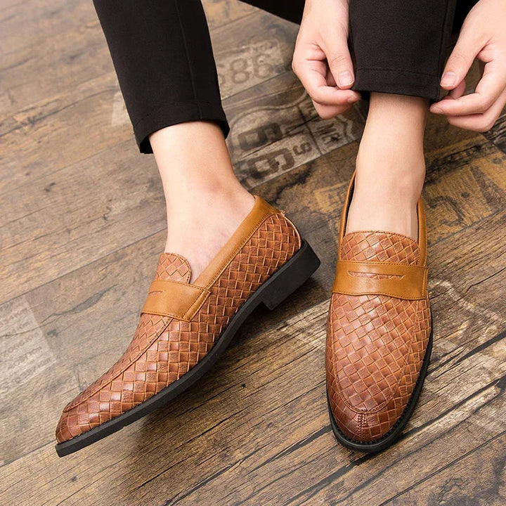 Chic Woven Loafers