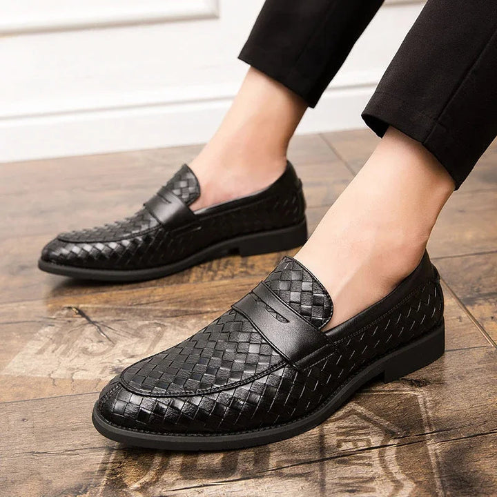 Chic Woven Loafers