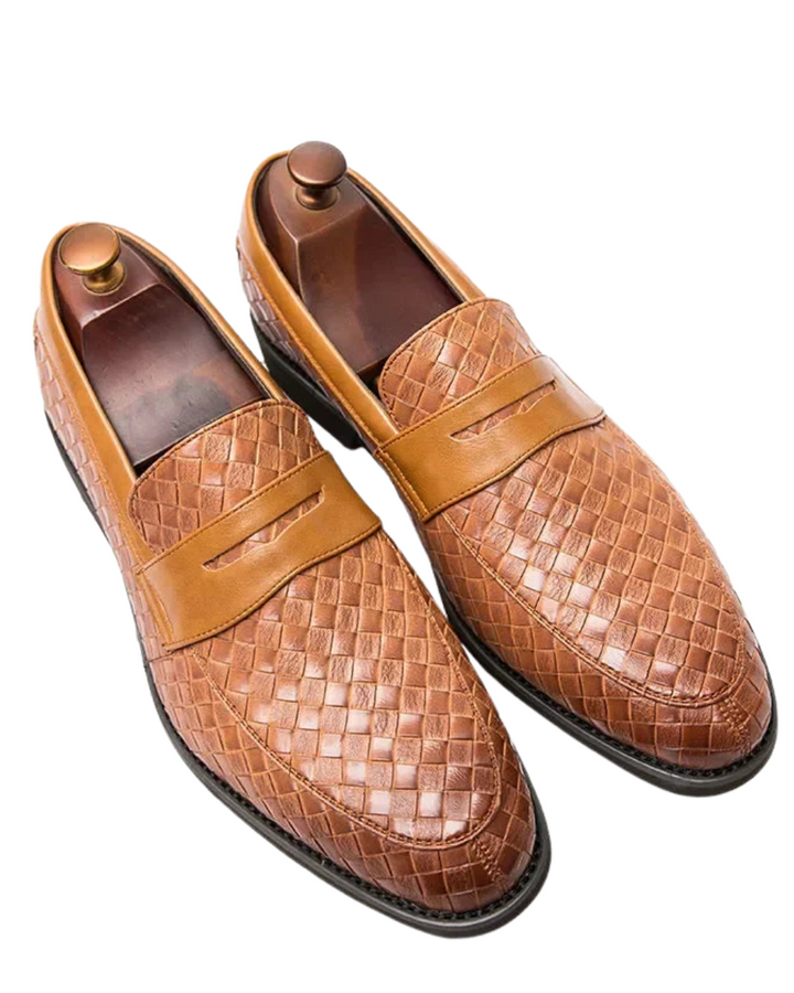 Chic Woven Loafers
