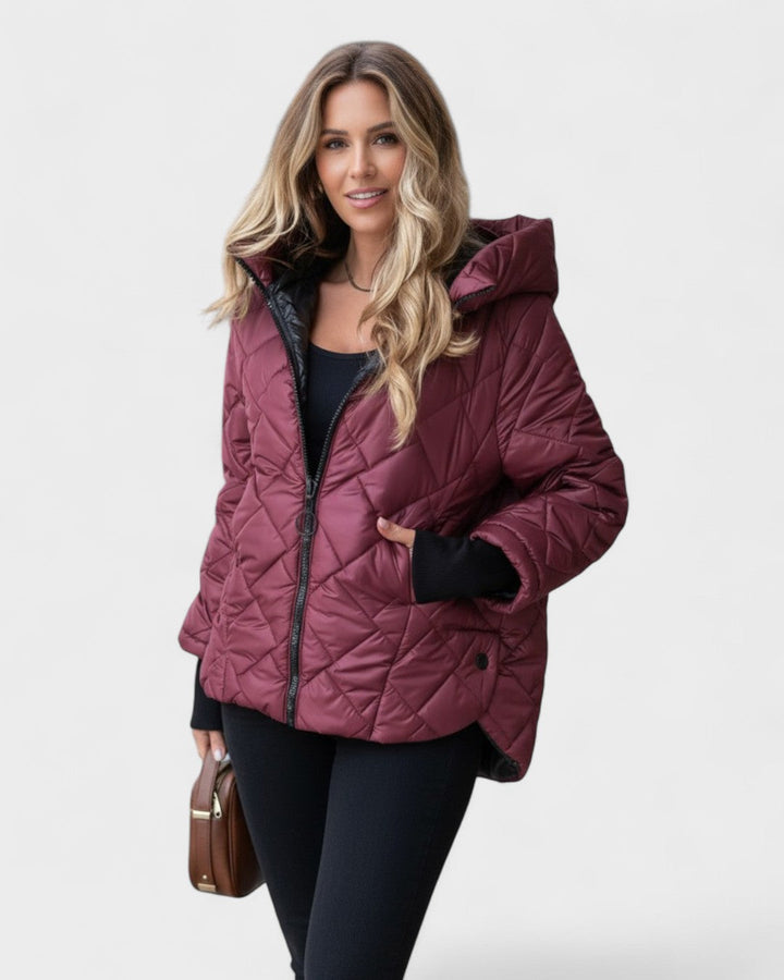 Ema™ | Elegant Jakke med Hætte