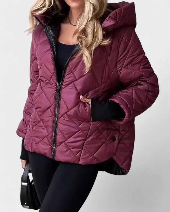 Ema™ | Elegant Jakke med Hætte