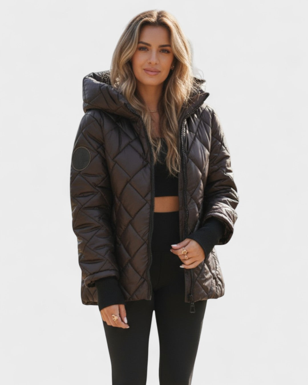 Ema™ | Elegant Jakke med Hætte