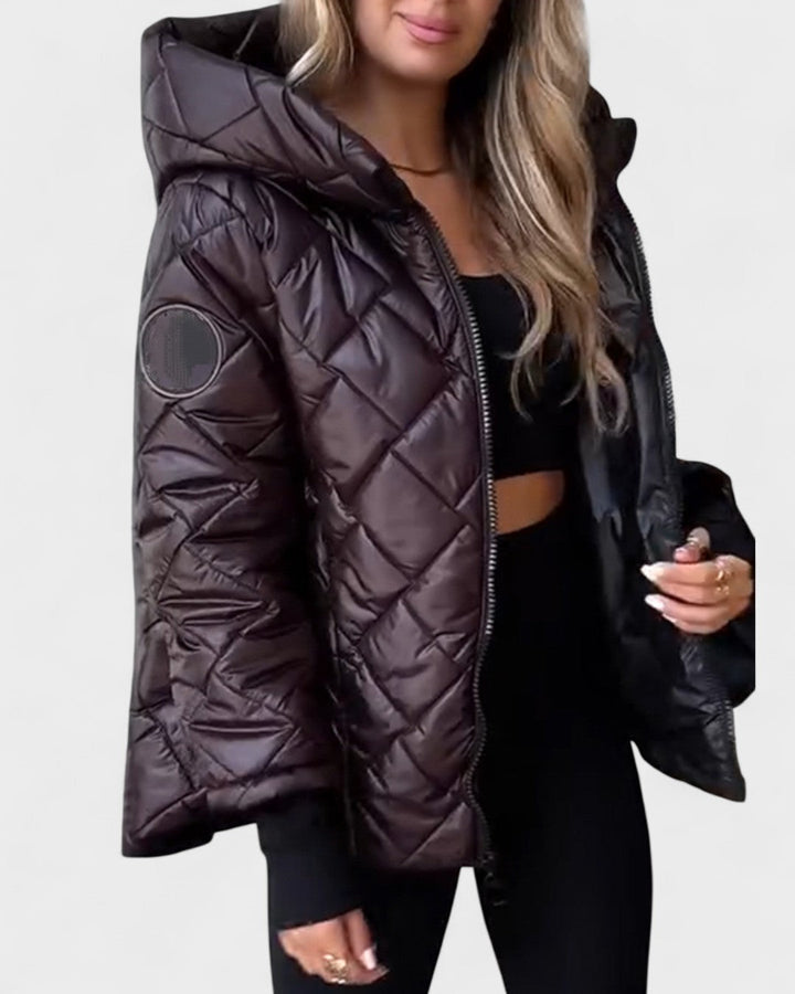 Ema™ | Elegant Jakke med Hætte