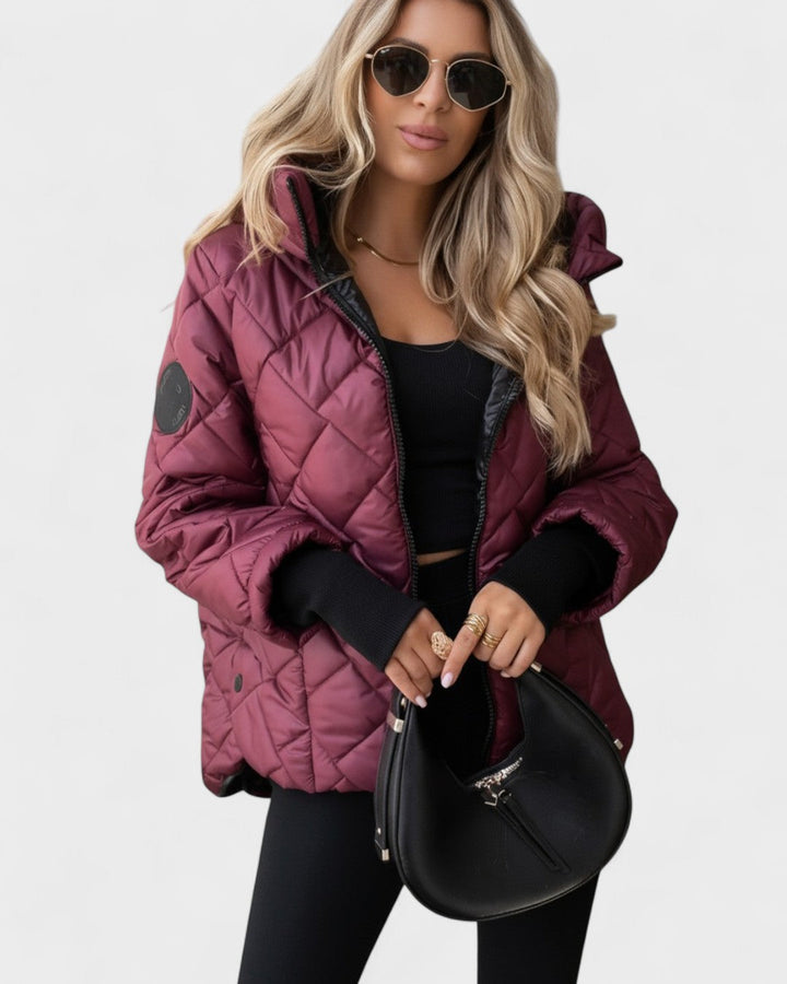 Ema™ | Elegant Jakke med Hætte