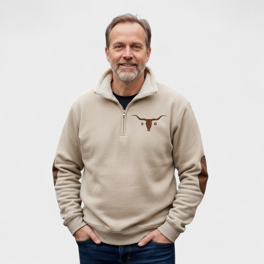 Émeric | Elegant sweater med halv lynlås