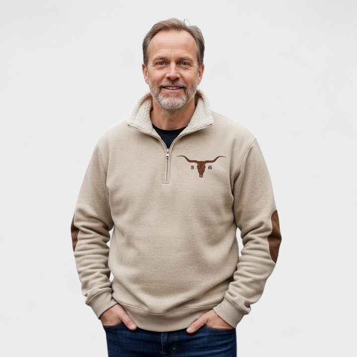 Émeric | Elegant sweater med halv lynlås