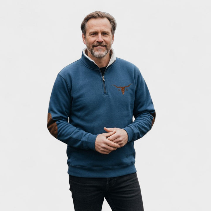 Émeric | Elegant sweater med halv lynlås