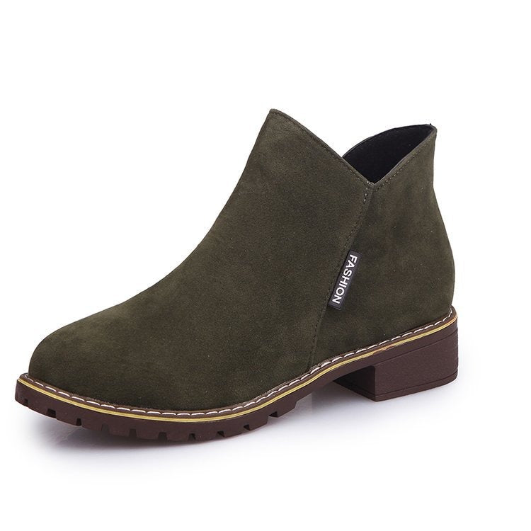 Emilia | Klassiske vinterstøvler med lav hæl